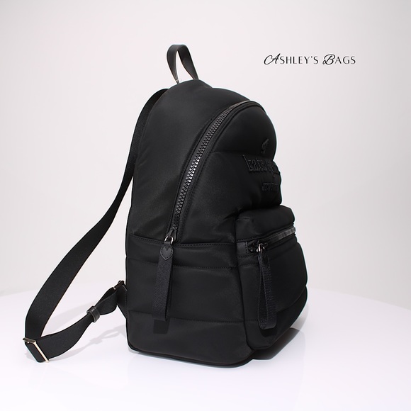 Kate Spade Ella Large Puffy Backpack In Black - Picture 4 of 11